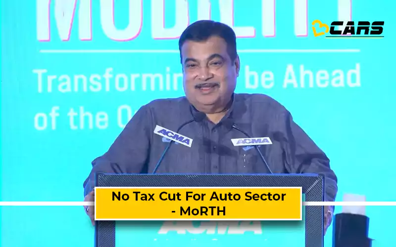 No Tax Cut For Auto Sector